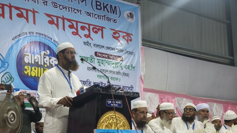 গণভোটের রায় বাস্তবায়ন ছাড়া সংসদ চলতে পারে না: মামুনুল হক